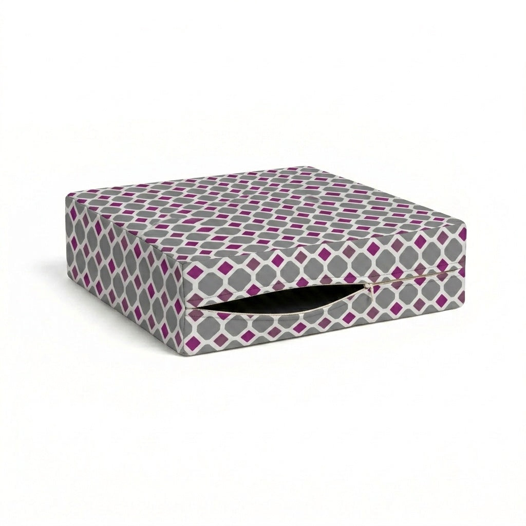 Custom Cushion Cover in Mid-Century Geometric – Slipcover Shop