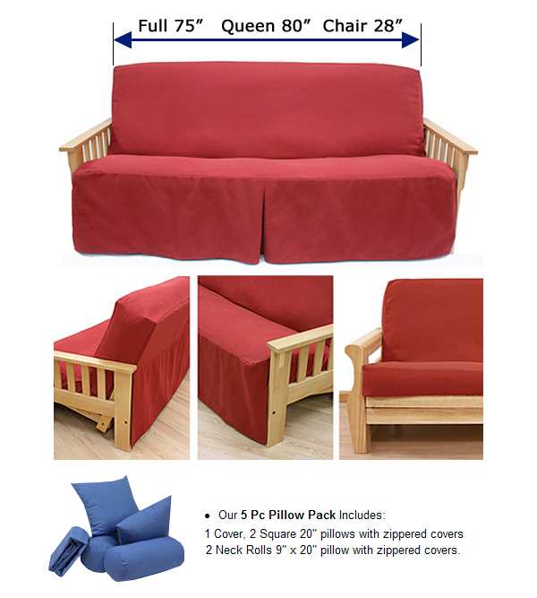 Southwest Skirted Futon Cover
