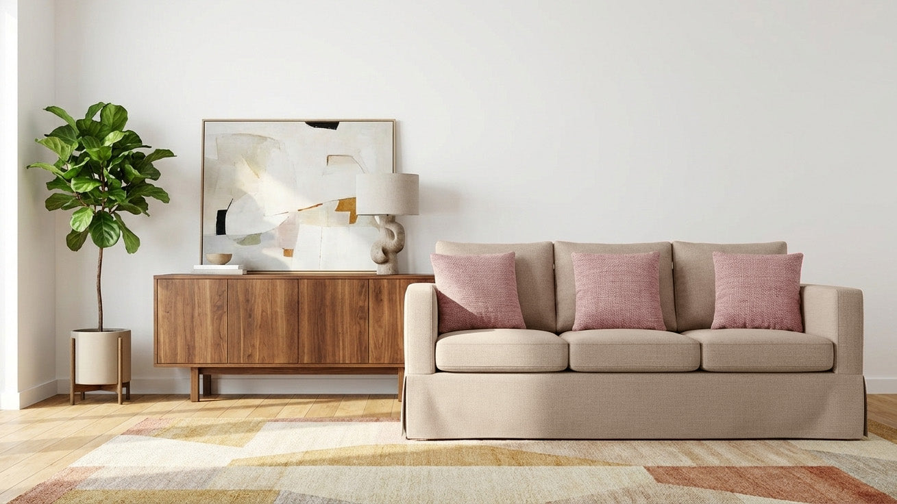 Beige and Cream Custom Furniture Covers