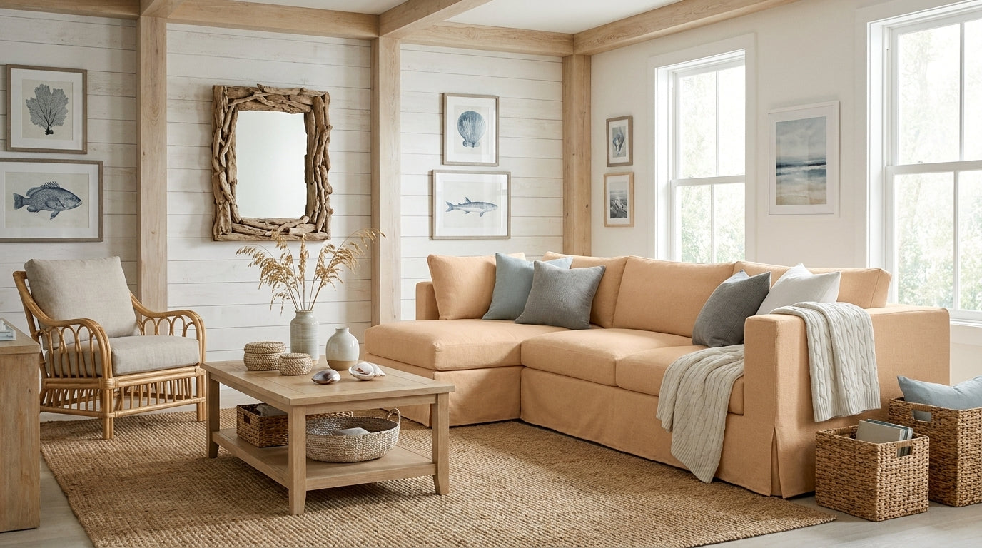 Coastal Style Custom Furniture Covers