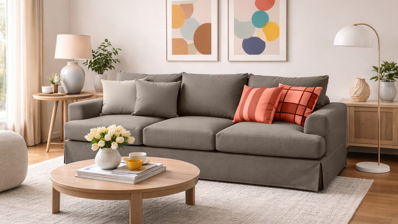 Gray Custom Furniture Covers
