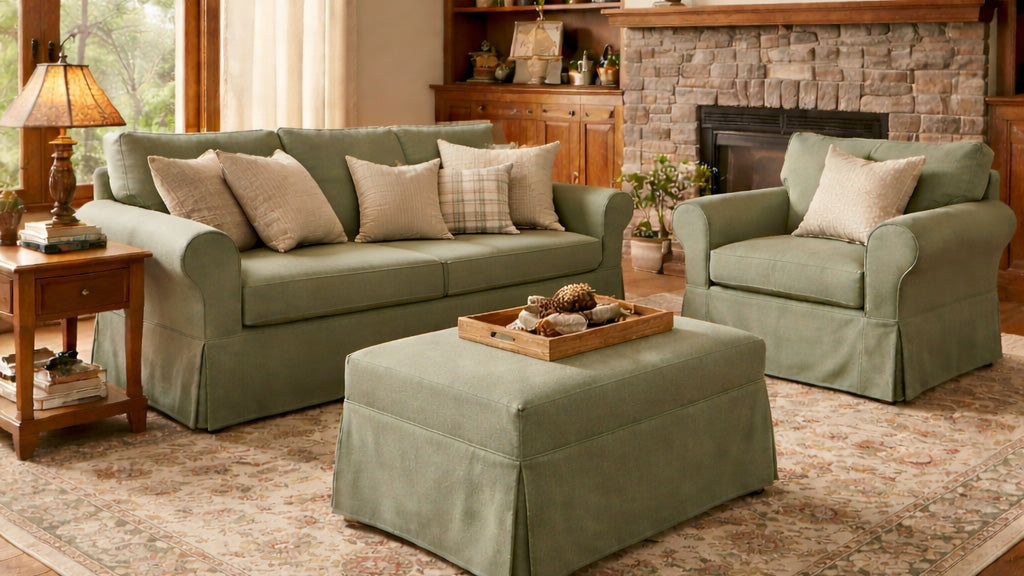 Green Custom Furniture Covers