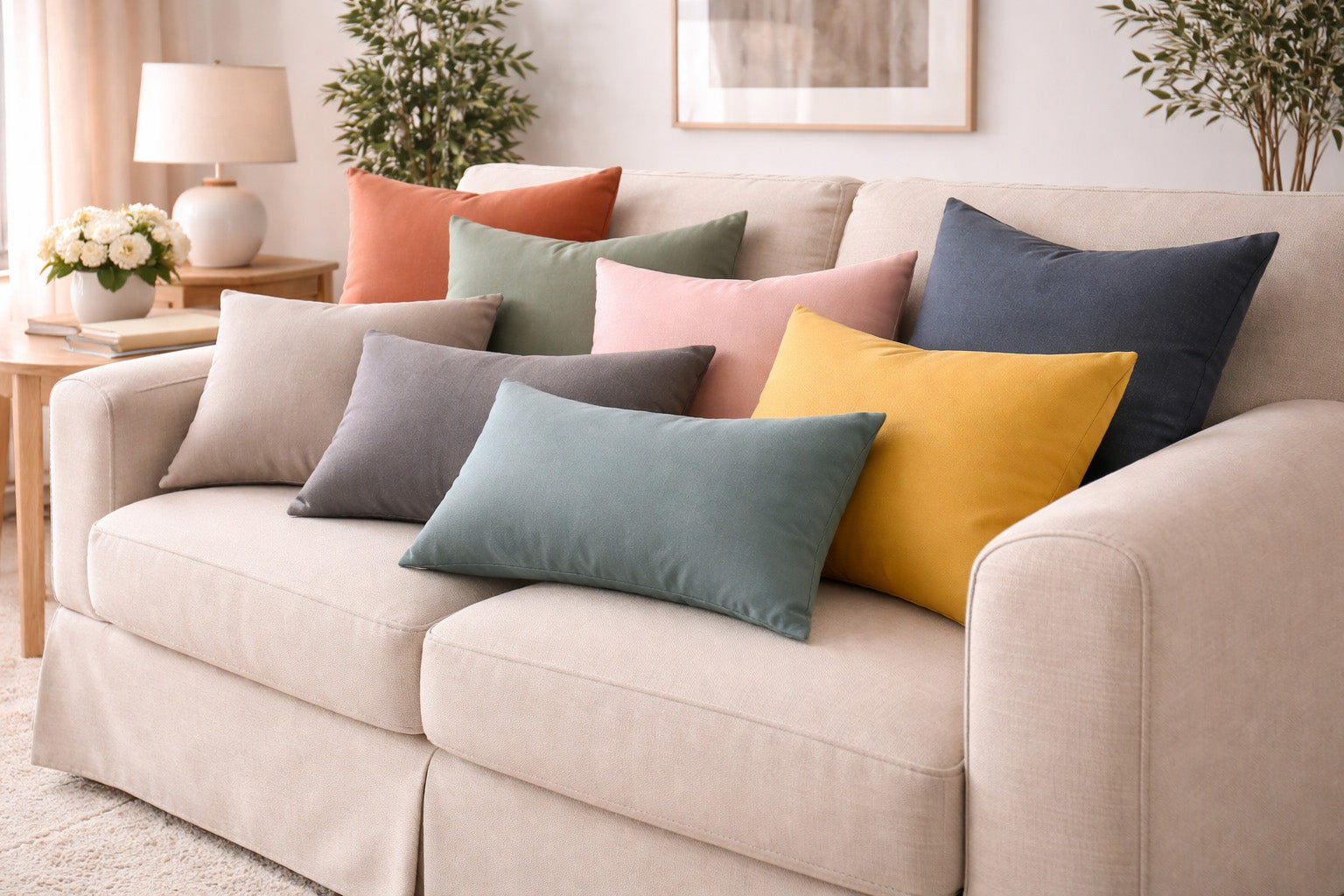 Custom Sofa Pillow Covers