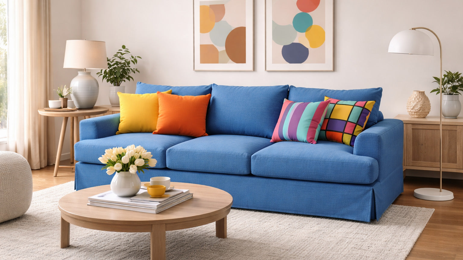 Blue Custom Furniture Covers