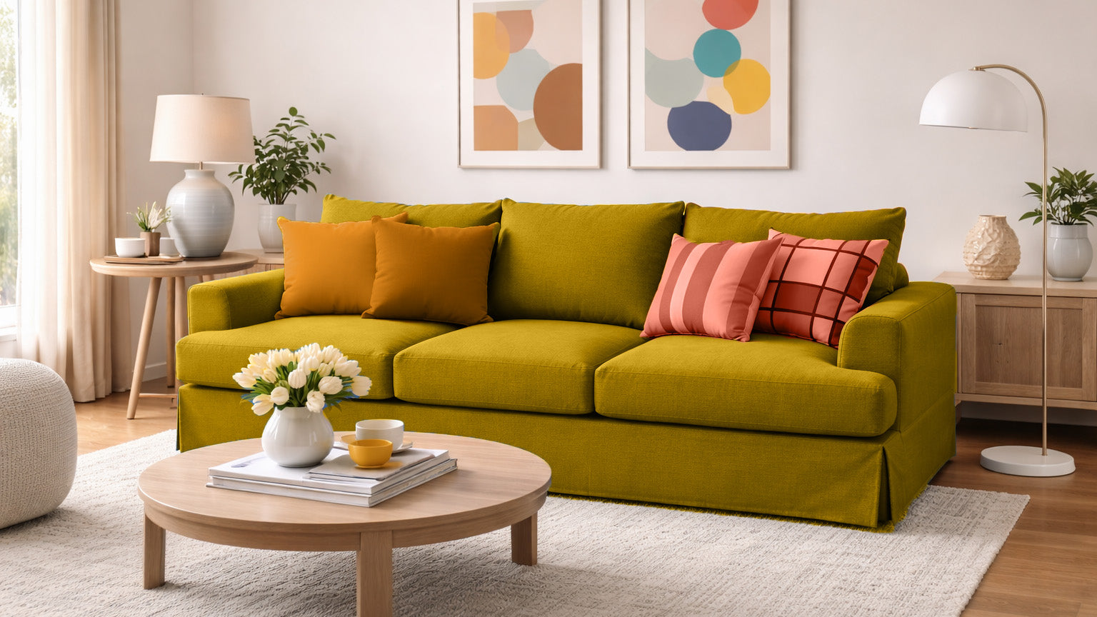 Yellow Custom Furniture Covers