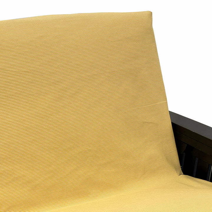 Yellow Pinstripe Futon Cover