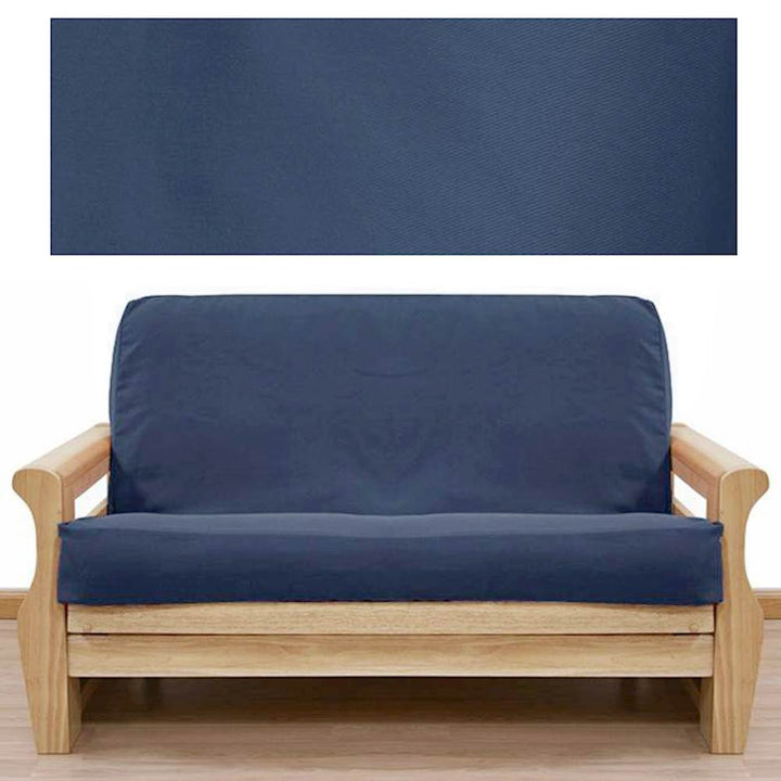 Navy Blue Canvas Futon Cover