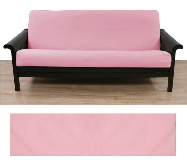 Blush Pink Canvas Futon Cover
