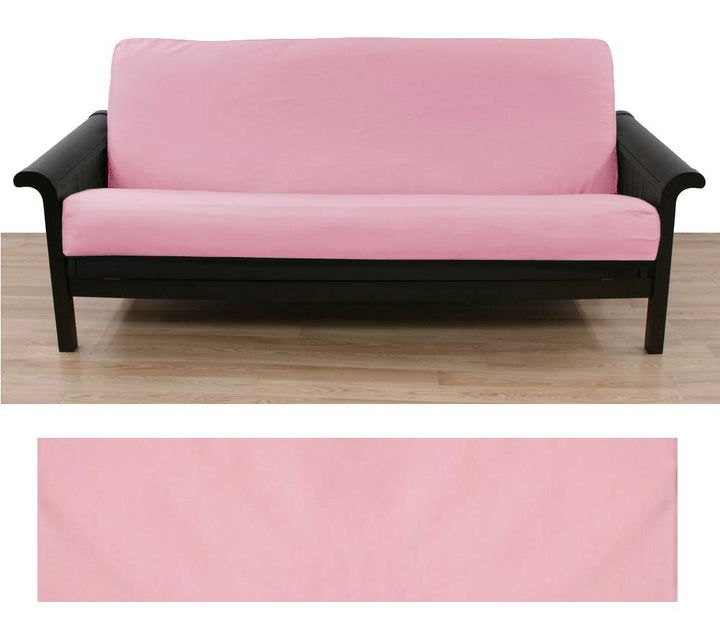 Blush Pink Canvas Futon Cover
