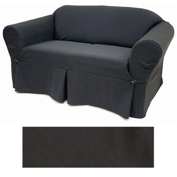 Black Canvas EasyFit® Slipcover