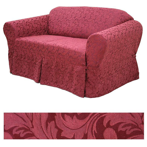 Berry Red Floral EasyFit® Slipcover