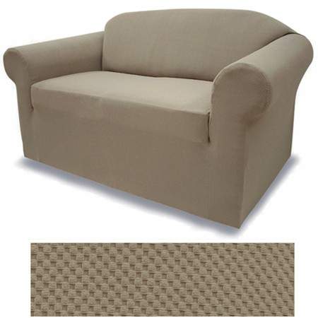 Stretch Pique Wingback Chair &amp; Sofa Slipcover