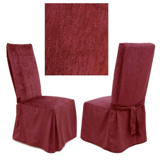 Chenille Dining Chair Cover