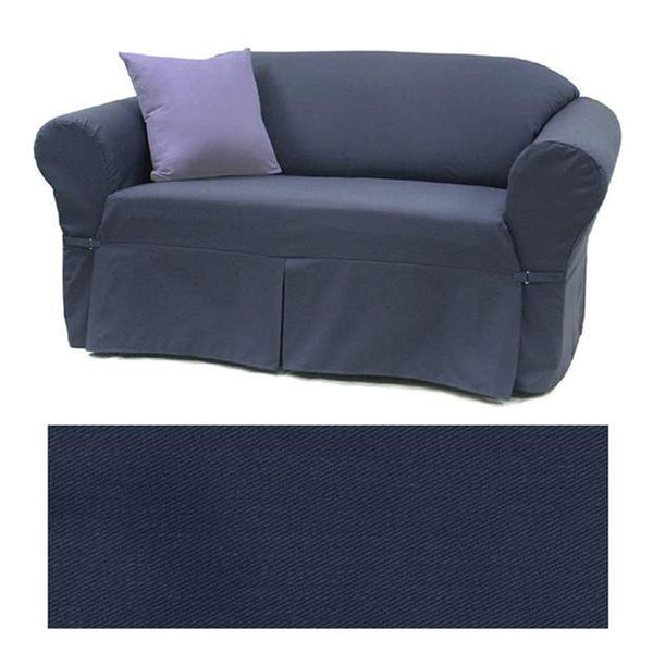 Navy Blue Canvas EasyFit® Slipcover