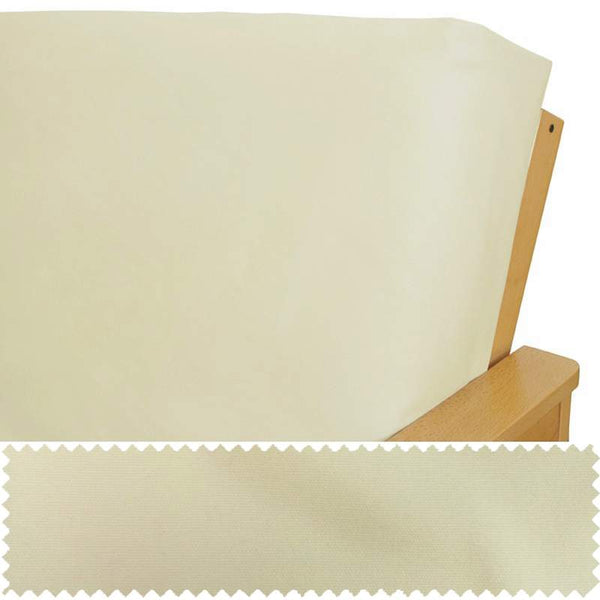 Buttercup Cream Poplin Futon Cover