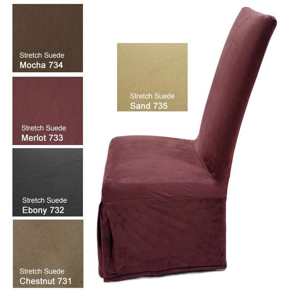 Stretch Suede Dining Chair Cover (Set of 4)