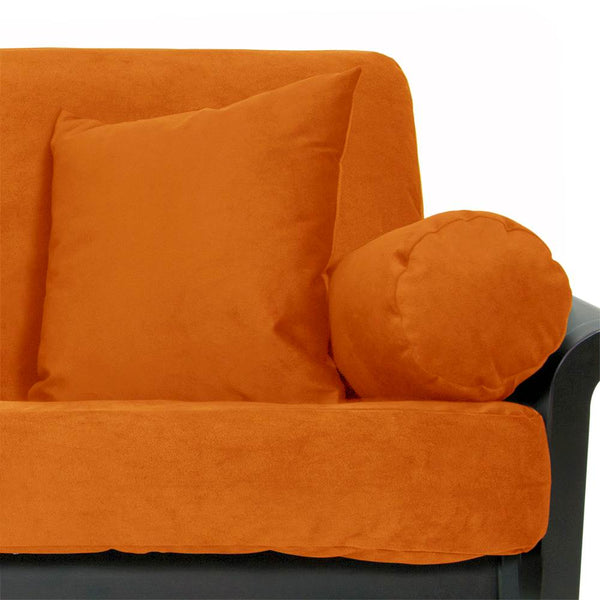 Spice Orange SuedeTouch Futon Cover