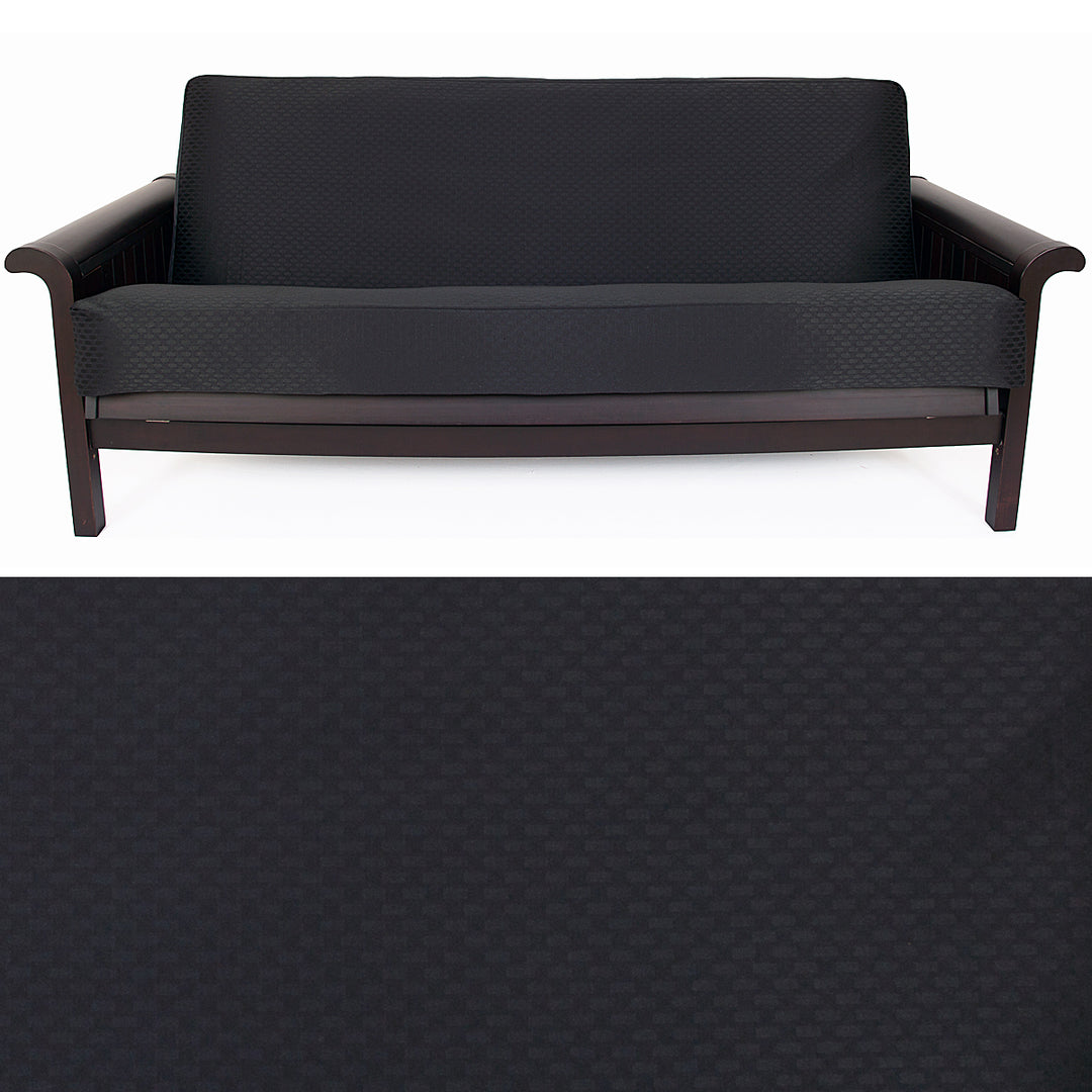 Checker Black Futon Cover