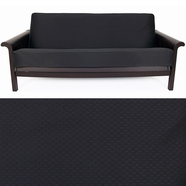 Checker Black Futon Cover