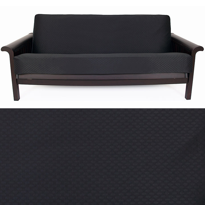 Checker Black Futon Cover