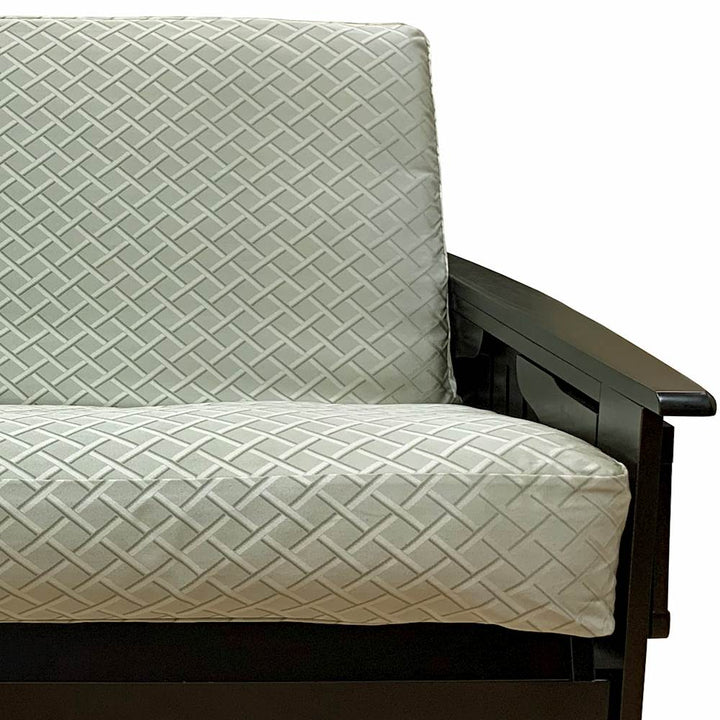 Steel Gray Lattice Custom Armrest Cover