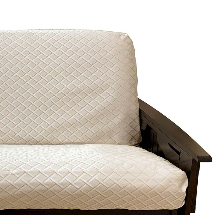 Ivory Lattice Custom Armrest Cover