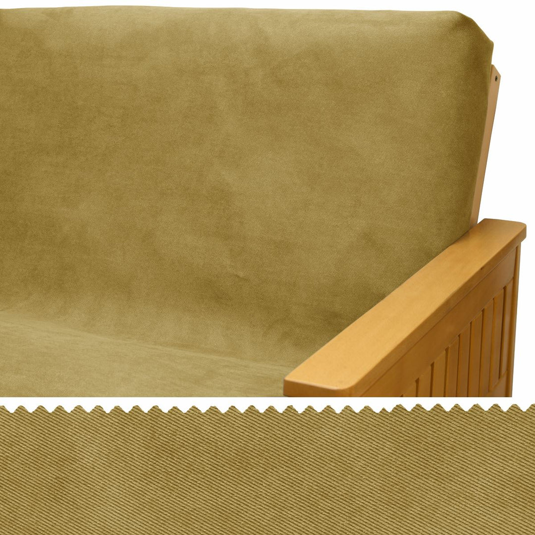 Golden Flax Performance Twill Futon Cover