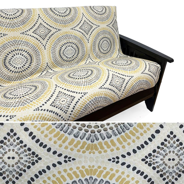 Geometric Medallion Futon Cover