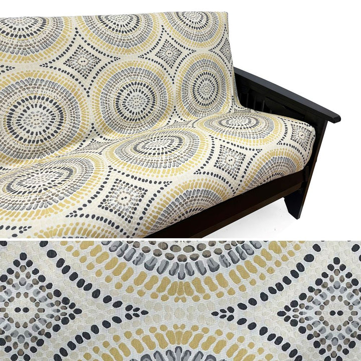 Geometric Medallion Futon Cover