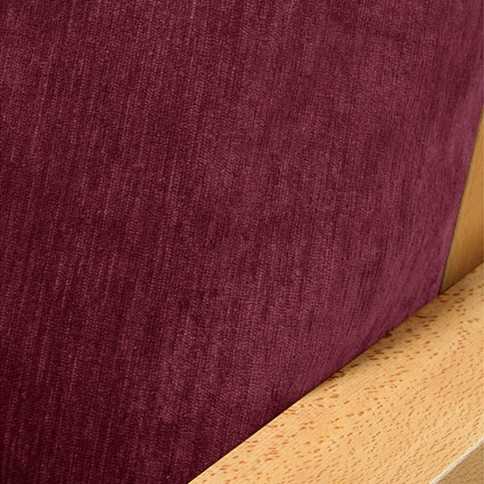 Ultra-soft Raspberry Red Chenille Custom Armrest Cover