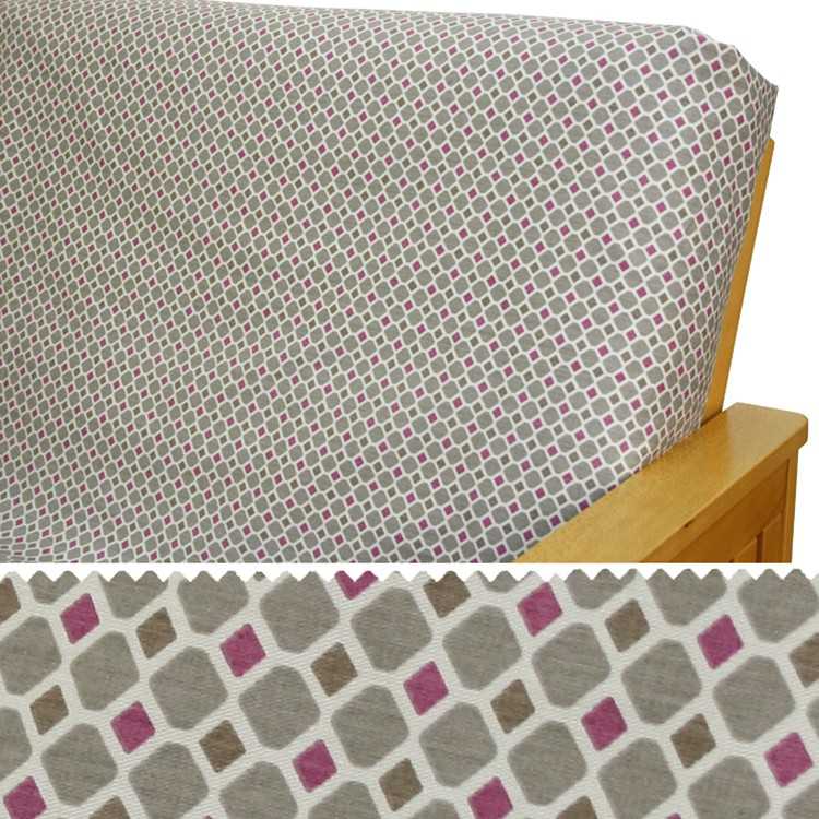 Mid-Century Geometric Canvas Custom Furniture Slipcover