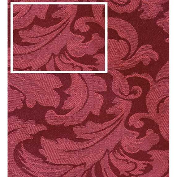 Berry Red Floral Damask Custom Armrest Cover
