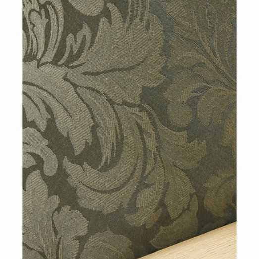 Olive Green Floral Damask Custom Armrest Cover