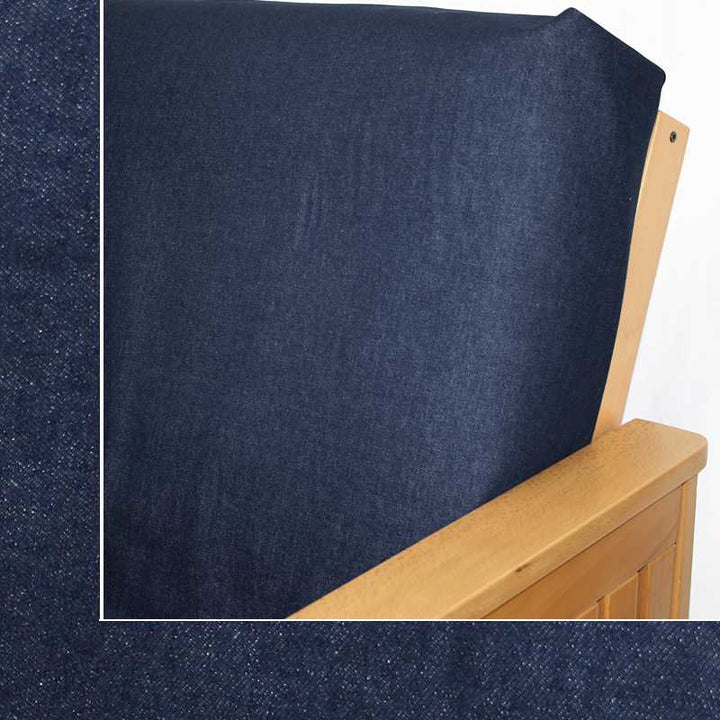 Blue Denim Canvas Custom Armrest Cover