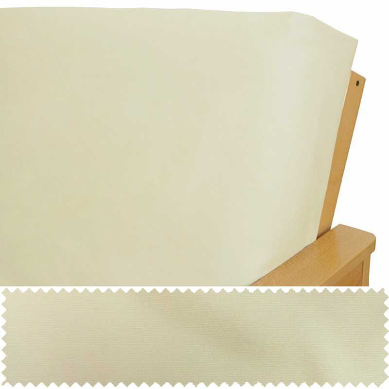 Buttercup Cream Poplin Custom Armrest Cover
