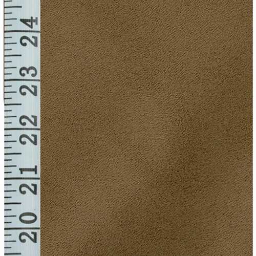 Chestnut Brown Stretch Suede Fabric