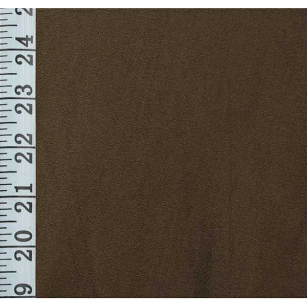 Mocha Stretch Suede Fabric