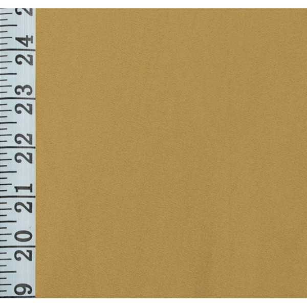 Golden Khaki Stretch Suede Fabric