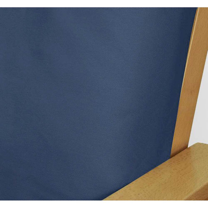 Navy Blue Canvas Custom Armrest Cover
