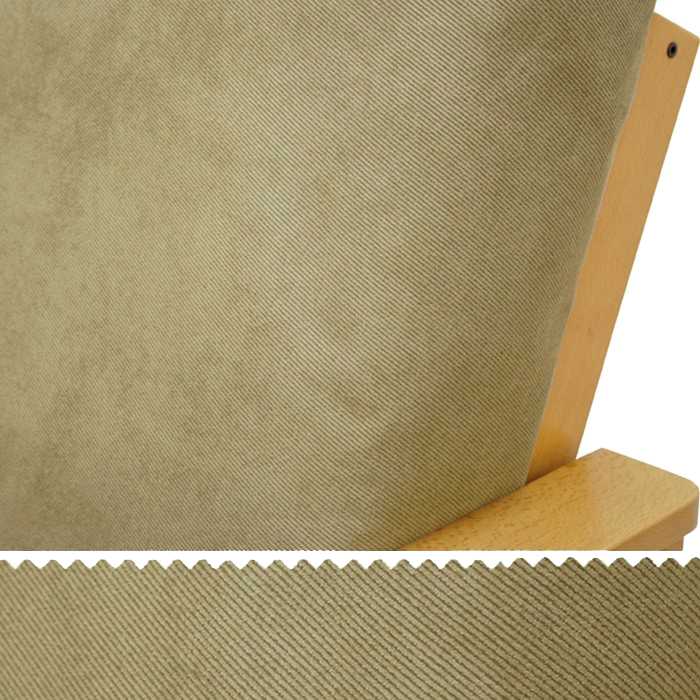 Golden Olive Brushed Twill Fabric