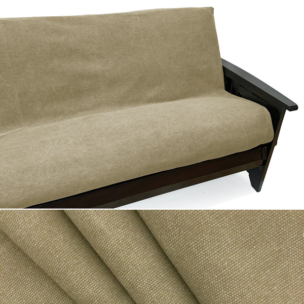 Wheat Heavyduty Canvas Futon Cover