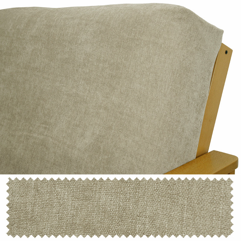 Ultra-soft Gray Chenille Custom Armrest Cover