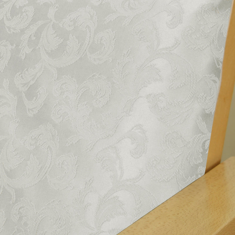 Off-White Damask Futon Cover
