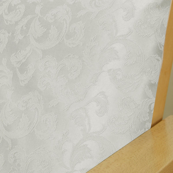 Off-White Damask Futon Cover