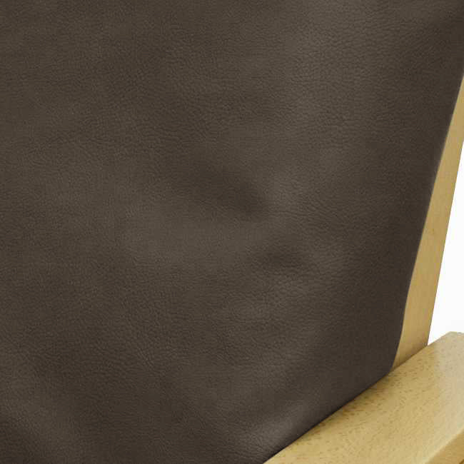 Walnut Brown Faux Leather Custom Armrest Cover