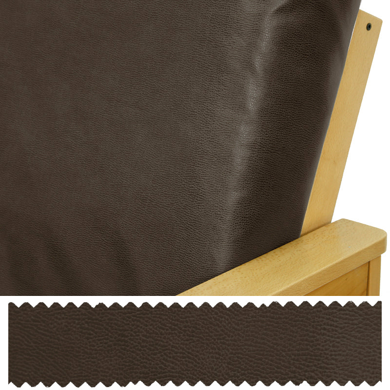 Dark Brown Faux Leather Custom Armrest Cover