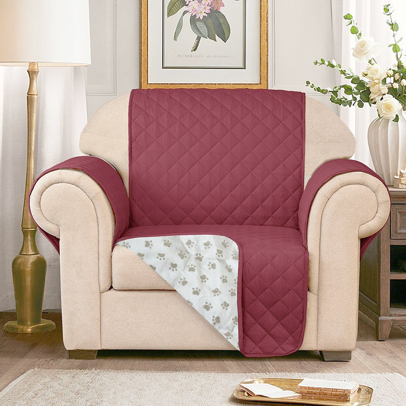 Red pet cover for chairs
