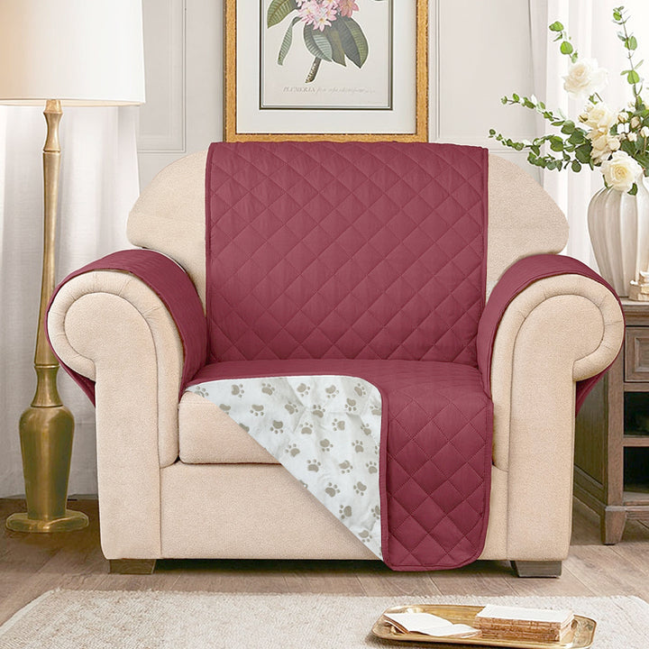 Red pet cover for chairs