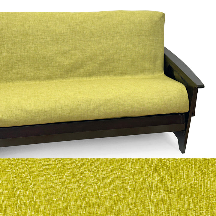 Pistachio Green Linen Futon Cover