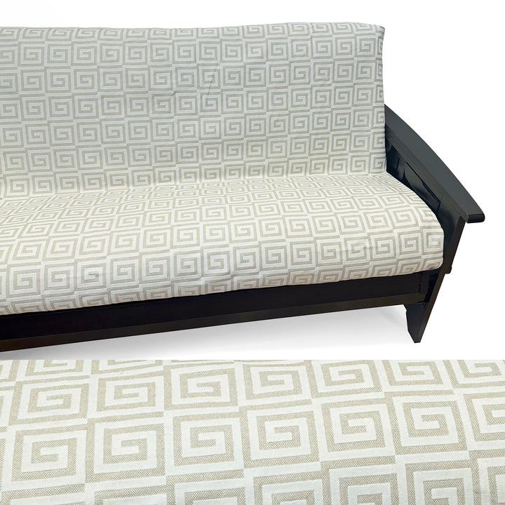 Ivory Greek Custom Armrest Cover